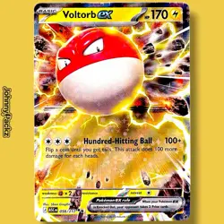 Voltorb ex 058/217 - 2026 Ascended Heroes Double Rare Holo - Pokemon Card NM - Image 1