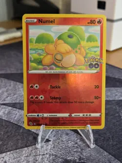 Numel 013/078 Pokemon GO Reverse Holo Peelable Ditto Card - Image 1