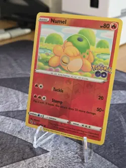 Numel 013/078 Pokemon GO Reverse Holo Peelable Ditto Card - Image 3