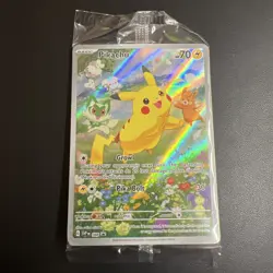 Pokemon Card Pikachu SVPEN 088 Promo Pack Holo Illustration Rare Sealed - Image 1