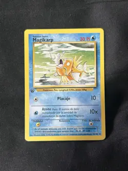 Spanish Magikarp Base 1st Edition Pokemon 35/102 Card - Image 1