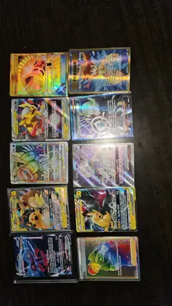 Pokemon TCG 9-Card Holo Lot V/VMAX/GX Giratina VSTAR Dialga VSTAR Inteleon - Image 1
