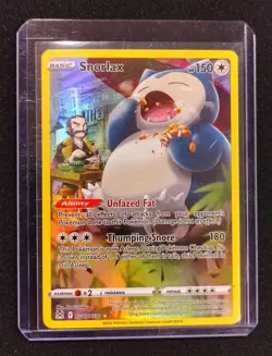 Pokemon TCG Snorlax TG10/TG30 Holo Basic English Card 2022 Nintendo GAME FREAK - Image 1