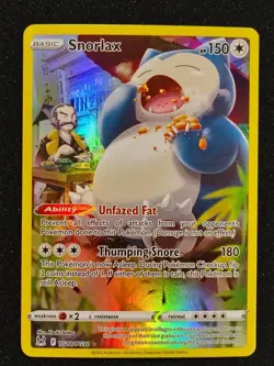 Pokemon TCG Snorlax TG10/TG30 Holo Basic English Card 2022 Nintendo GAME FREAK - Image 3