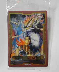 SEALED Yu-Gi-Oh JUSTICE HUNTERS OFFICIAL FIELD CENTER CARD Dracotail Urgula NM/M - Image 2