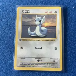 Pokemon TCG Dratini Base Set, Unlimited Uncommon Card 26/102 - Image 1