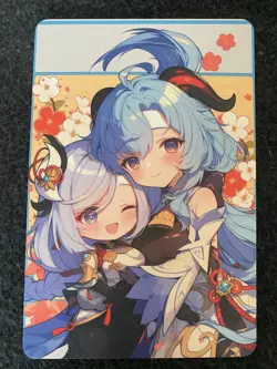 Matchmaker Spicy Waifu NSFW A5 Size Card Board Shenhe Ganyu Genshin Impact Cute - Image 1