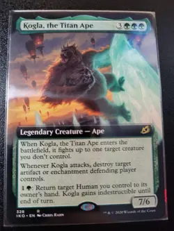 Kogla, the Titan Ape (Extended Art) Ikoria: Lair of Behemoths Magic Mtg NM - Image 1