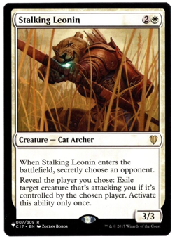 Stalking Leonin 007/309 Non Foil The List Reprints Magic The Gathering NM - Image 1