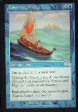 Lingering Mirage - Urza's Saga: #84, Magic: The Gathering Nm R175 - Image 1