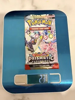 Prismatic Evolutions Heavy Pack 23g Brand New - Potential God PackU Pokemon TCG - Image 1