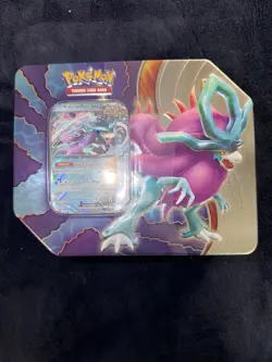 POKEMON TCG Paradox Clash TIN: Walking Wake EX - New & Sealed - Image 1