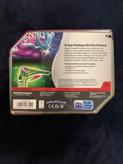 POKEMON TCG Paradox Clash TIN: Walking Wake EX - New & Sealed - Image 2