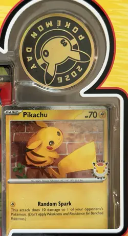 Pokemon TCG 2026 Pokemon Day 30th Anniversary Sealed Box Pikachu Promo 3 Packs - Image 3