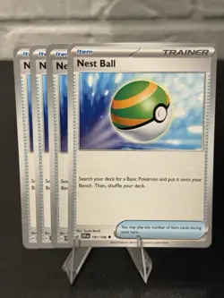 4x Nest Ball SVI - NM Playset - Trainer x4 - Pokemon TCG - Image 1