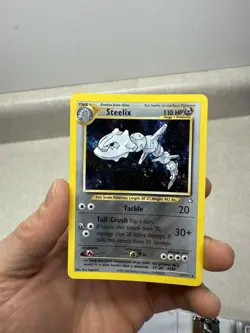 Steelix 15/111 - Neo Genesis Holo Rare Vintage WOTC Pokemon TCG Card - Image 1