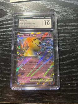 Pokemon TCG Mimikyu ex Black Star Promo SVP004 Mimikyu ex cgc 10 - Image 3
