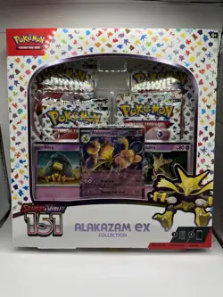 Pokemon TCG Scarlet and Violet - 151 Alakazam ex Collection Box -brand new - Image 1