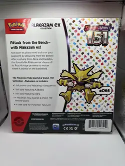 Pokemon TCG Scarlet and Violet - 151 Alakazam ex Collection Box -brand new - Image 2