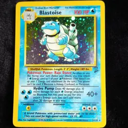 Pokemon TCG Blastoise Base Set 2 Holo Rare 2/130 100 HP Wizards 2000 - Image 1