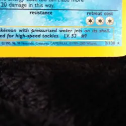 Pokemon TCG Blastoise Base Set 2 Holo Rare 2/130 100 HP Wizards 2000 - Image 4