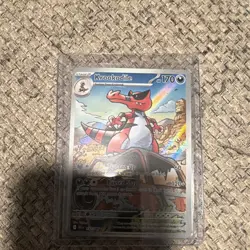 Pokemon Krookodile 137/086 Sv: Black Bolt Illustration Rare Holo 170HP English - Image 1