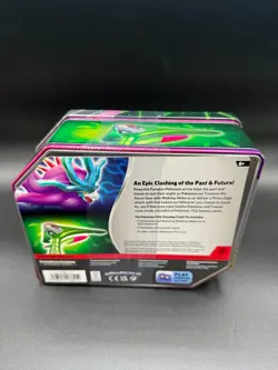 Pokemon TCG Iron Leaves ex Paradox Clash Tin New Sealed 5 Boosters 1 Promo x5 - Image 3