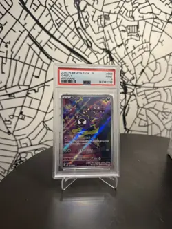 2024 POKEMON JPN SV5K-WILD FORCE ART RARE #080 GASTLY PSA 9 - Image 1