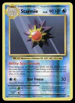 Starmie 31/108 Rare Evolutions Pokemon Reverse Holo Moderately Played - Image 1