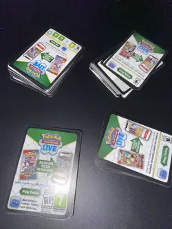 Unclaimed Pokemon Code Cards-50 Count - Sword and Shield and Scarlet Violet Era - Image 1