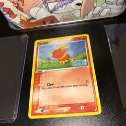 Torchic - 65/100 Pokemon Crystal Guardians - Reverse Holo / Stamped Damaged - Image 5