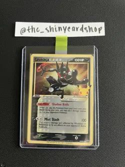 Greninja Gold Star #SWSH144 PROMO | Pokemon Celebrations | Near Mint Condition - Image 1