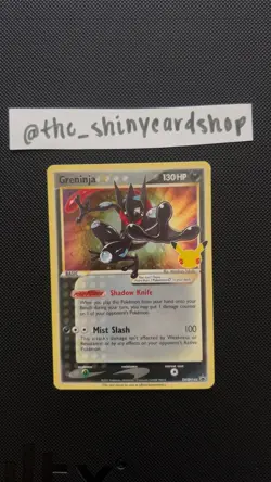 Greninja Gold Star #SWSH144 PROMO | Pokemon Celebrations | Near Mint Condition - Image 3