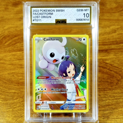 Pokemon Lost Origin Castform TG11/TG30 AGS Gem-MT 10 Full Art Holo Rare 2022 - Image 1