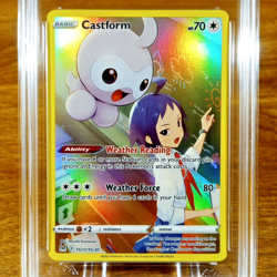 Pokemon Lost Origin Castform TG11/TG30 AGS Gem-MT 10 Full Art Holo Rare 2022 - Image 2
