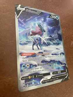 Pokemon Suicune V GG38/GG70 Crown Zenith: Galarian Gallery NM - Image 2
