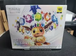 Pokemon TCG Prismatic Evolutions Elite Trainer Box Dollar General Exclusive - Image 1