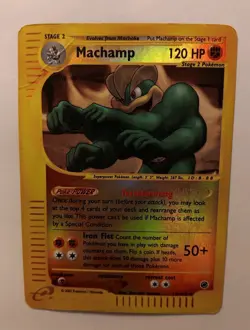 Machamp 16/165 Expedition Reverse Holo eReader Vintage Pokemon TCG 2002 - Image 1