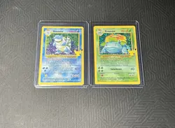 Pokemon Celebrations Blastoise & Venusaur Classic Collection Holo Near Mint - Image 1