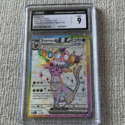 Pokemon TCG Espeon ex Black Star Promo Holo CGC 9 SVP EN 175 Figure Collection - Image 1