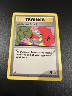 Goop Gas Attack 78/82 Team Rocket Unlimited 2000 Pokemon Card Common NM - Image 1