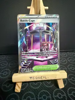 Battle Cage 116/094 - Pokemon Phantasmal Flames - Full Art Holo Trainer - EN/NM - Image 1