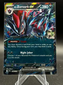 N's Zoroark ex 098/159 Sv09: Journey Together Holo Pokemon TCG - Image 1