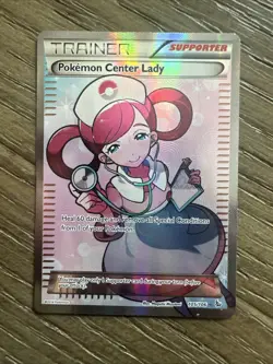 Pokemon Center Lady 105/106 Full Art Pre Owned - Image 1