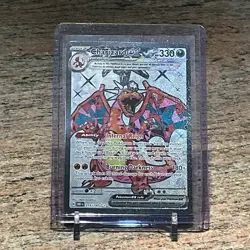 Pokemon Charizard EX 215/197 Obsidian Flames Ultra Rare Holo - Image 1