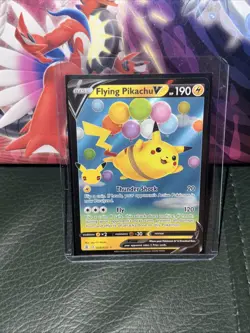 Pokemon TCG NM Flying Pikachu V 006/025 Celebrations Holo 2021 - Image 1