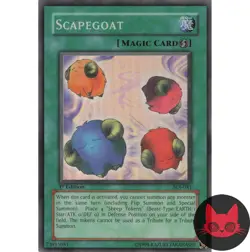 Yugioh Scapegoat SDJ-041 Super Rare 1st Edition NM - Image 1