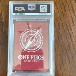 Monkey D. Luffy Leader Dodgers x One Piece Night 010 Promo Foil PSA 9 - Image 2