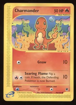 2002 Pokemon Expedition Base Set Charmander #98/165 - Image 1