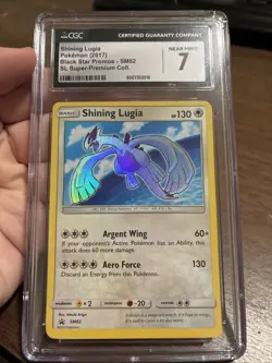Pokemon Shining Lugia Super Premium Collection Promo Card SM82 CGC 7 - Image 1